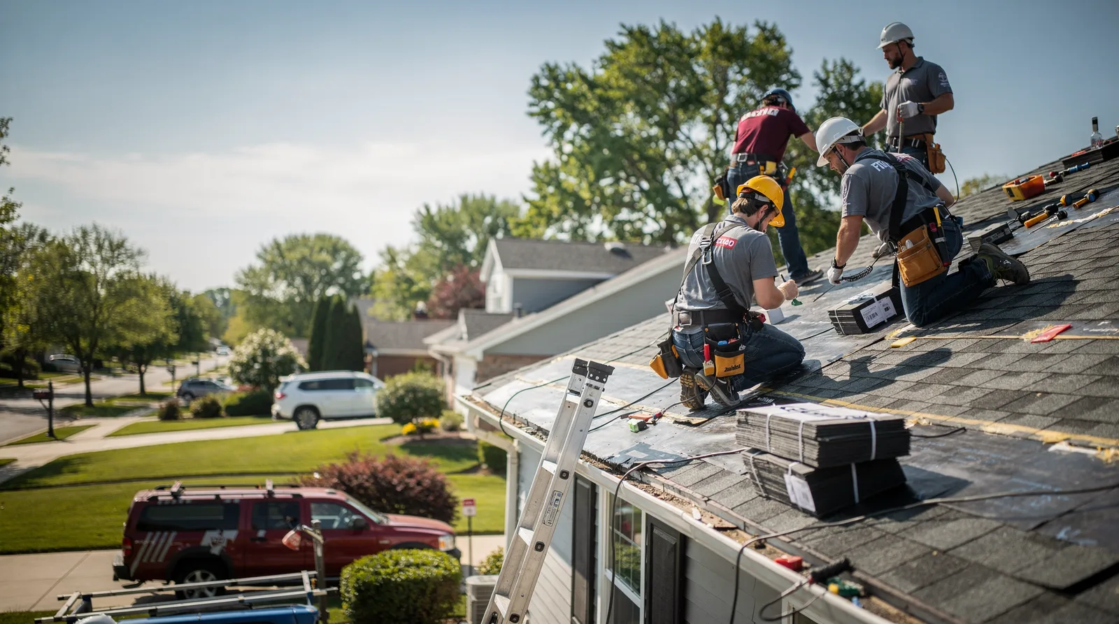 Roof Repair in Grayslake, IL around you